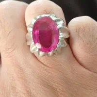 انگشتر نقره یاقوت|جواهرات|تبریز, |دیوار