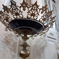 میوه خوری کنار سالنی تمام برنج آنتیک