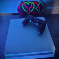 ps4 کپی خور اسلیم سفید رنگ ۲ دسته بابازی