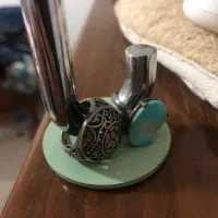 انگشتر نقره وانگشتر فیروزه نقره