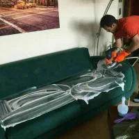 مبل شوی در ابهر خرمدره پاک مهر در منزل با دستگاه