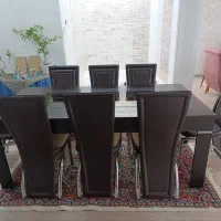 میز ناهارخوری ۸نفره برند REAL|میز و صندلی غذاخوری|شیراز, شهرک گلستان|دیوار