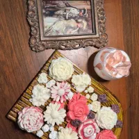 لوستر مکرومه. مجسمه سنگ مصنوعی و شمع|لوستر و چراغ آویز|تهران, پونک|دیوار