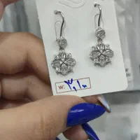 گوشواره نقره روکش طلا کد 000146 زنانه دخترانه|بدلیجات|تبریز, |دیوار