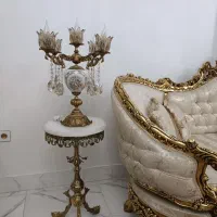 میز و آباژور برنزی