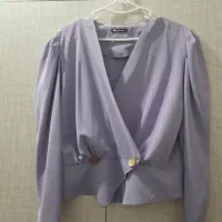 شومیز رنگ نیلی در حد نو