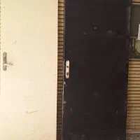 درب چوبی ورودی ودستشویی