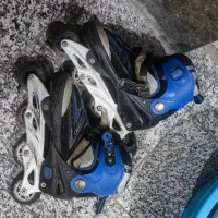 اسکیت سایز ۴۰ تا ۴۴ با چرخ یدک و لوازم|دوچرخه، اسکیت، اسکوتر|تهران, جوادیه تهرانپارس|دیوار