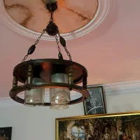 لوستر چوبی