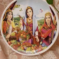 بشقاب سرامیکی|صنایع دستی و سایر لوازم تزئینی|ساوه, |دیوار