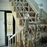 حفاظ پله استخری نرده استاتیک حفاظ استیل