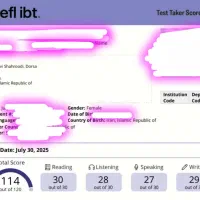 برگزاری ازمون تافل/جی اریی/آیلتس تضمینی ۱۰۰درصد