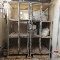 قفس آهنی پیچ و مهره ای|لوازم جانبی حیوانات|قم, باغ کرباسی|دیوار