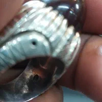 انگشتر عقیق کلوخه|کلکسیون اشیاء عتیقه|اصفهان, ارغوانیه|دیوار