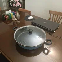 ماهیتابه دسته دار بزرگ تفلون سایز۳۴