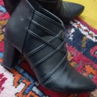 کفش های چرم  مصنوعی پاشنه بلند