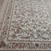 فرش ماشینی گل برجسته طرح افشان