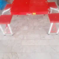 میزوصندلی تاشو جمع وجور مخصوص تفریح وجنگل|میز و صندلی غذاخوری|شاهرود, |دیوار