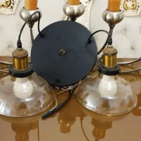 لوستر دو شاخه