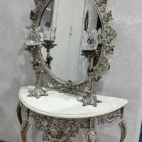 آیینه شمعدان برنجی