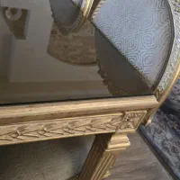 مبل ۷ نفره پتینه ورق طلا