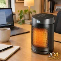 بخاری هوشمند فن دار کم مصرف PTC 1500w