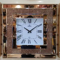 ساعت آینه ای مربع سه تیکه|ساعت دیواری و تزئینی|خرمآباد, |دیوار
