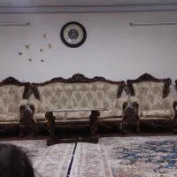 یک دست مبل۹ نفره بسیار تمیز و شیک|مبلمان خانگی و میز عسلی|کرج, حسین‌آباد|دیوار