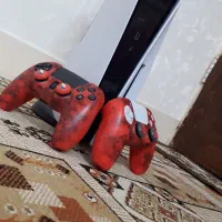 PS5 با دو دسته اصل و کارتن و فن