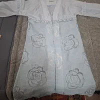 مانتو آبی بلند