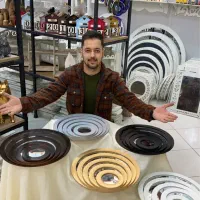 آینه PVC گرد چندسایز با شلف نظم‌دهنده|لوازم نظافت|مشهد, نرگس (شهرک غرب)|دیوار