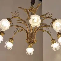 فروش لوسترهای برنزی کریستالی و تعمیرات ابکاری|لوستر و چراغ آویز|پاکدشت, پاکدشت (مامازند)|دیوار