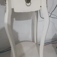 میز تلفن سفید