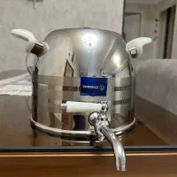 کتری تمام استیل کرکماز ترکیه شیر دار