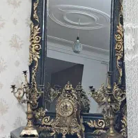 آینه و کنسول و ساعت ایستاده|بوفه، ویترین، کنسول|سنندج, |دیوار