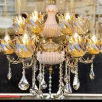 کارخانه لوسترسارینا(5شاخه10شعله برنزوسرامیک)