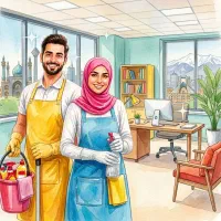 شرکت الماس پاک اعزام سریع نظافتچی خانم آقا ارزان