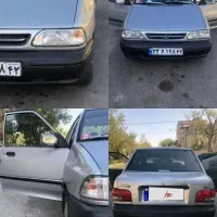 پراید بی نظیر بنزینی نقره ای تمیز