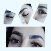 مدل اکستنشن مژه و بافت مو
