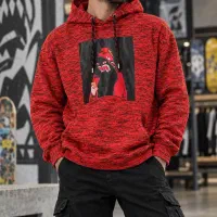 تخفیف کَفشَک، حراج هودی سه نخ پنبه چاپدار فقط 598ت