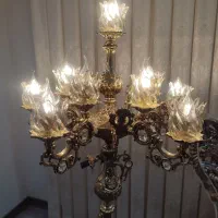 لوستر کنار سالنی پنج شاخه کاملا تمیز