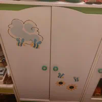 سرویس خواب کودک+کتابخانه+میز تحریر|تخت و سرویس خواب|ری, جوانمرد قصاب|دیوار