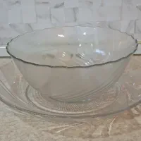 ظروف کریستال با زیره(قاب و قدح) ۱ تومن