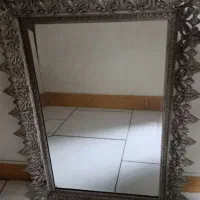 آینه از جنس مس قلم زنی شده