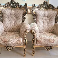 موبل سلطنتی ۷نفره|مبلمان خانگی و میز عسلی|زنجان, |دیوار