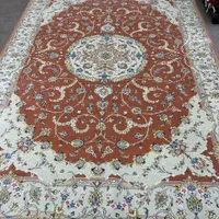 فرش دستباف جفت ۹ متری کاشان ۱۹۵ ملیون تومن|فرش|مشکیندشت, |دیوار