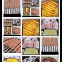 کره گاو محلی،خمیر کوبیده گوشت و مرغ