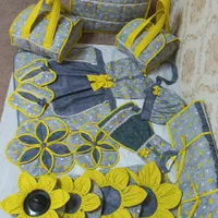 دوخت سرویس اشپزخانه وکاورلوازم برقی|سفره، حوله، دستمال آشپزخانه|بروجرد, |دیوار