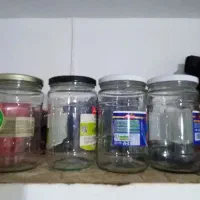 شیشه خالی برای رب و ترشی و ...