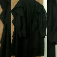 مانتو مشکی توری